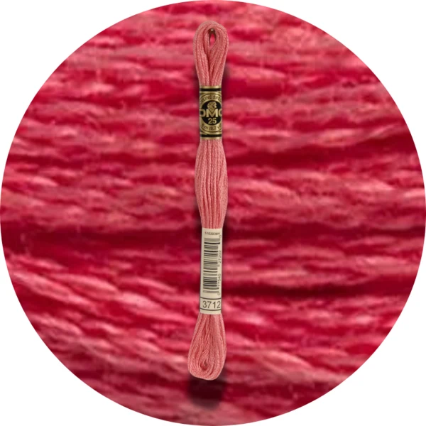 DMC Mouliné Spécial 25 Broderigarn, Ensfarvet, Røde/Gule/Orange nuancer